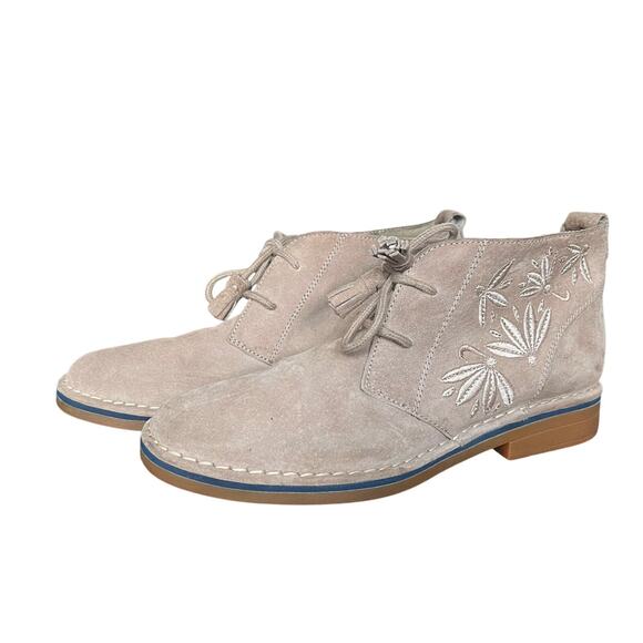 Hush Puppies Womens Cyra Catelyn Chukka Desert Boots Embroidered Size 8 1/2 - Picture 4 of 7